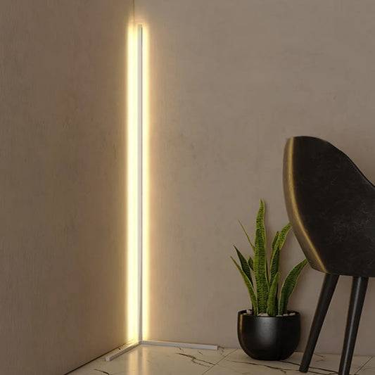 Nordic Corner Floor Lamp Modern Simple LED Floor Light for Living Room Bedroom Atmosphere Standing Lamp Indoor Lighting Decor