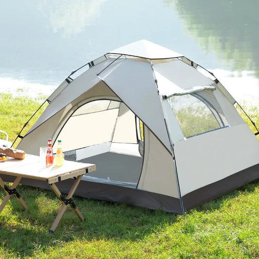 2023 New Outdoor Camping Tent Convenient Full-automatic Waterproof and Sunscreen Quick-opening Tent 3 To 4 People Camping Tent