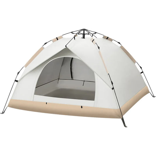 3~4 People Outdoor Automatic Quick Open Tents Two Door Beach Camping Tent Breathable Rainproof And Sunscreen