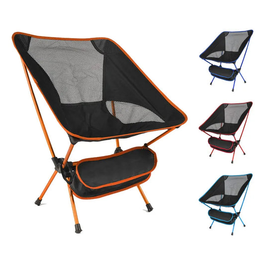 Travel Folding Chair Ultralight  Outdoor Portable Camping Chair Beach Hiking Picnic Seat High Quality Fishing Tools Chair