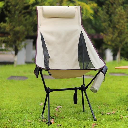 Outdoor Camping Chair Fishing Ultralight Folding Chair Camping Supplies Removable Lightweight Beach Travel Picnic Portable Chair